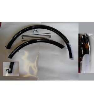 Mudgaurd Set Front & Back Unpainted 26"